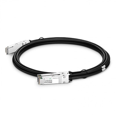 200g QSFP56 से 2 × 100G QSFP56 पैसिव डायरेक्ट अटैच कॉपर केबल (DAC), 1। 5-3 m