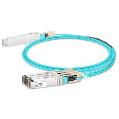 200g QSFP56 से 4x 50g SFP56 सक्रिय ऑप्टिकल केबल (AOC), 1m -20 m